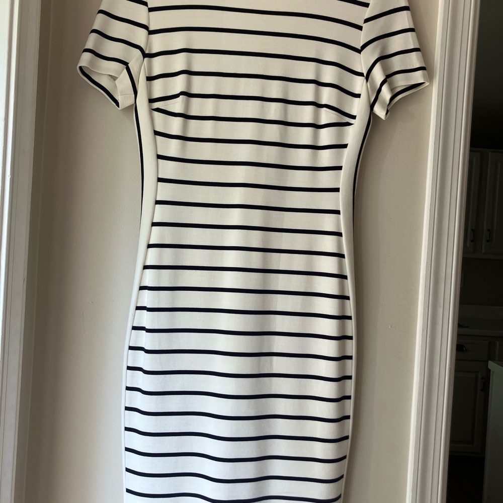 Dress in Nautical Stripes Fully Lined